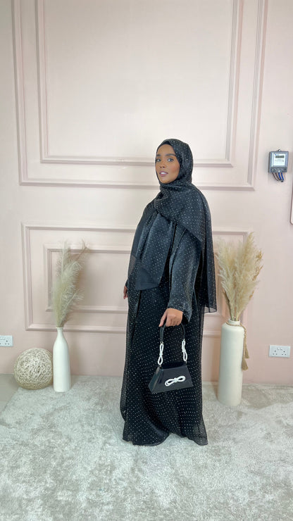 The Bling Abaya - Black