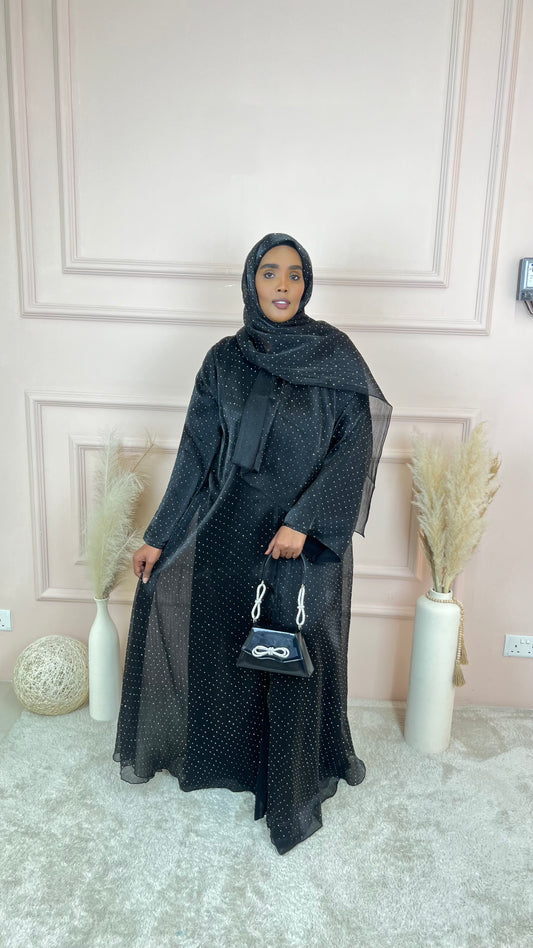 The Bling Abaya - Black